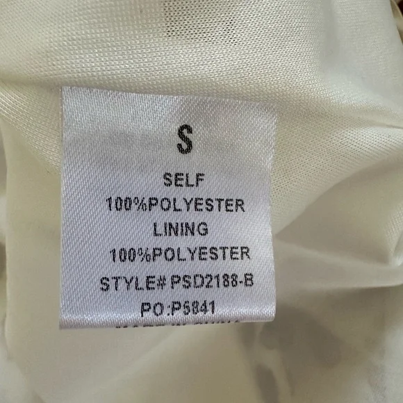 Piper & Scoot Cream Brown Maxi Dress S - Picture 9 of 15